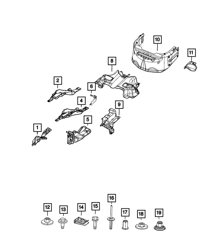 6105096AA - Exhaust: Hex Head Screw for Mopar Image