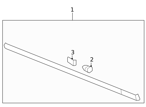 Exterior Trim - Pillars for 2006 Buick Terraza #0