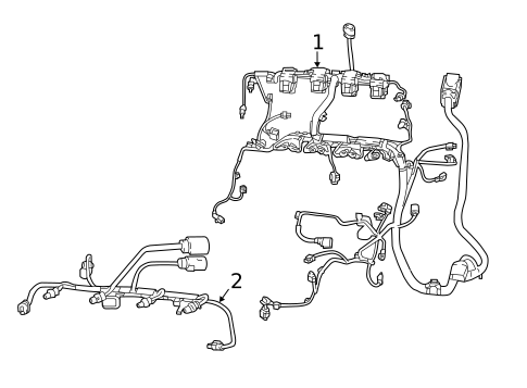 Wiring Harness for 2019 Volkswagen Passat #0