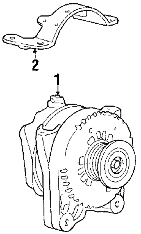 Alternator for 1996 Ford Mustang #1