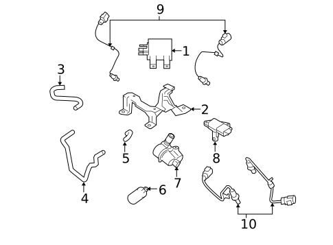 Emission Components for 2009 Volvo V70 #0
