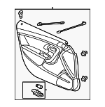 13300407 - : Door Trim Panel for Saab: 9-5 Image