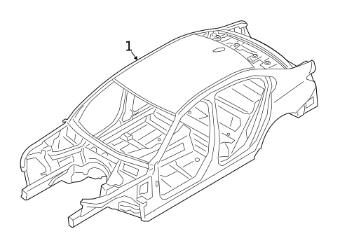 Body Shell for 2024 BMW 330i #0