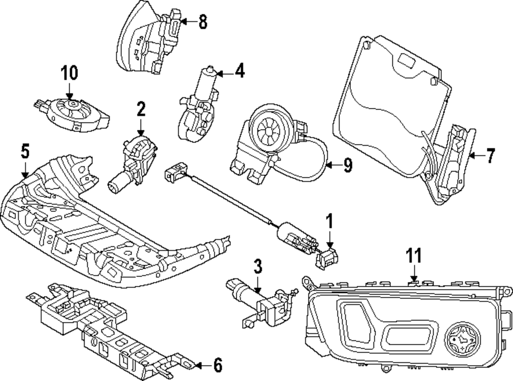 Adjust Motor - BMW (52-10-5-A4A-174)
