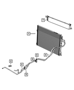 Oil Cooler Pressure And Return Hose And Tube