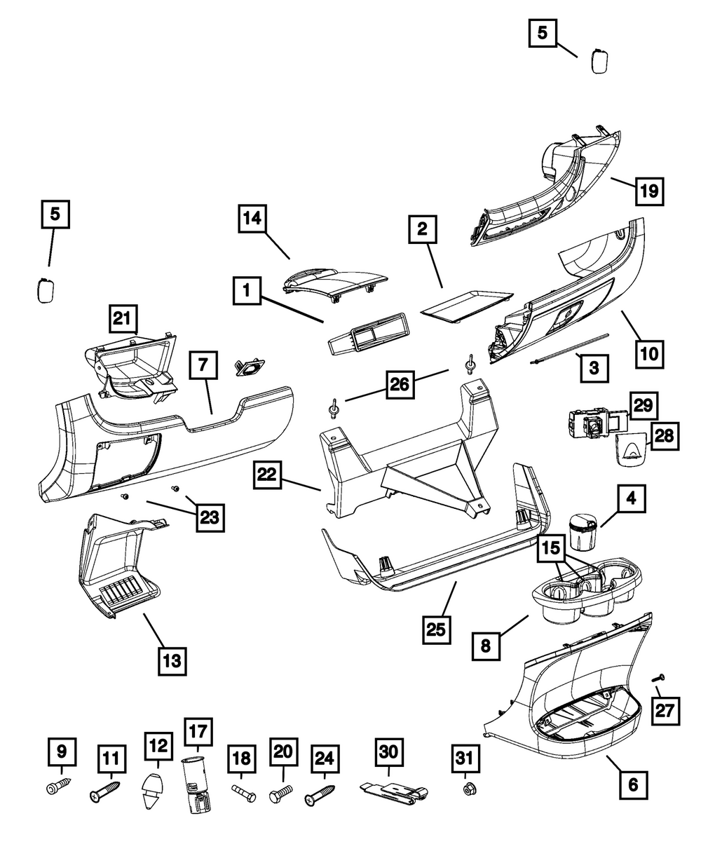 Screw - Mopar (68162579AA)