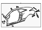 23450355 - Body: Uniside Assembly for Cadillac: ELR Image