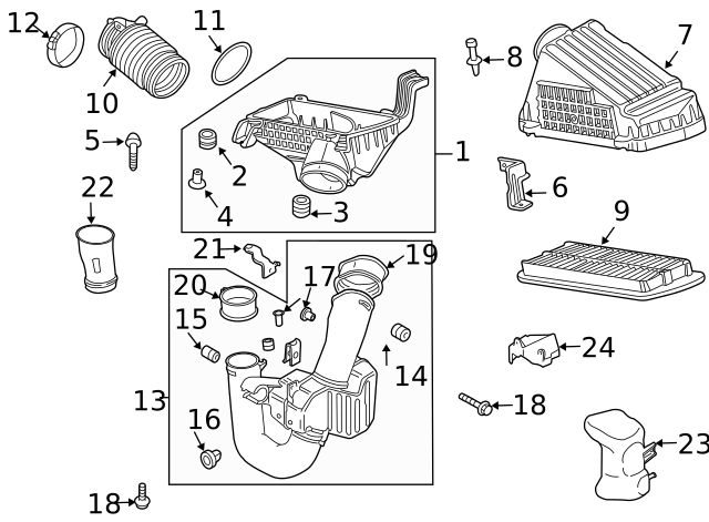 17244P72000 - Engine: Air Flow Tube Spring for Acura Image