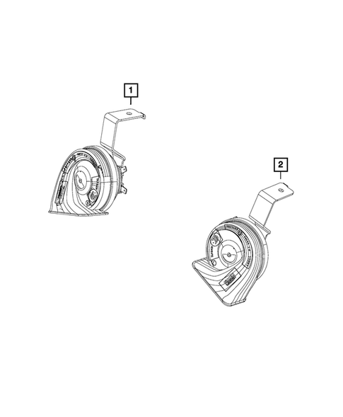 Horns for 2015 Chrysler 200 #0