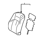 7107333U20B4 - : 2019-2022 Lexus - Seat Back Cover for Lexus: ES300h, ES350 Image