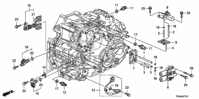 AT Sensor - Solenoid (V6) (1) for 2012 Honda Crosstour #0