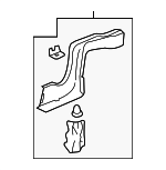 19206662 - Body: Rear Rail Assembly for Cadillac: CTS, STS Image