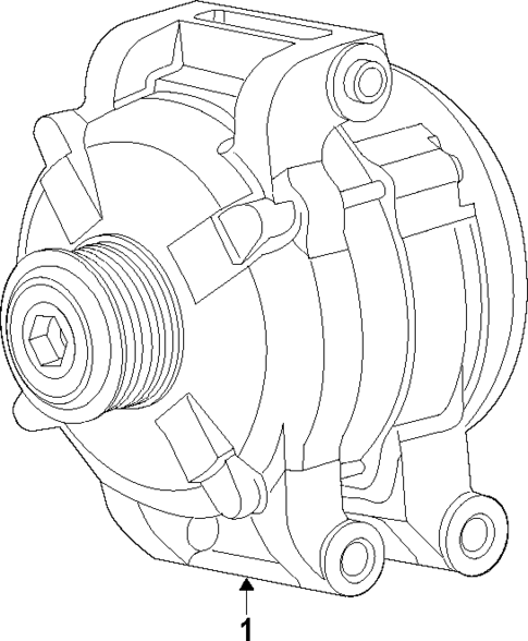 Alternator for 2015 Dodge Challenger #1