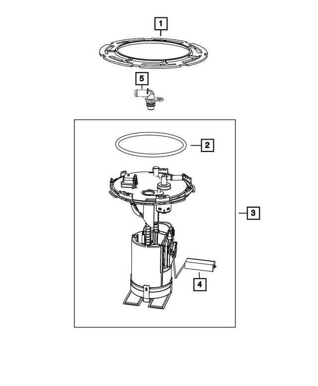 68086482AA - Fuel: Fuel Filler Vent Elbow for Mopar Image