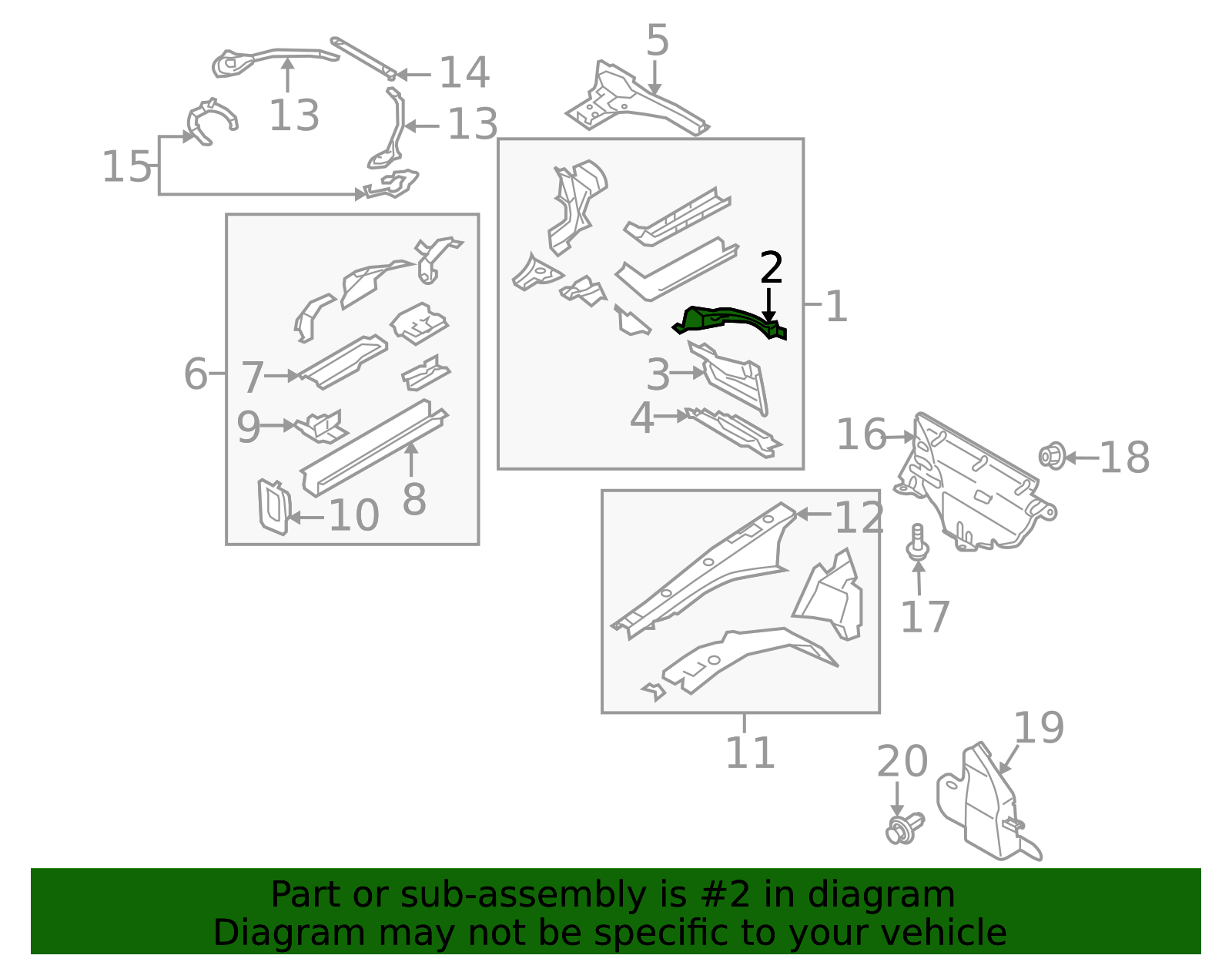 Side Frame Assembly NE51-53-331A - 2006-2015 Mazda MX-5 Miata - Side Frame | Mazda Part Direct