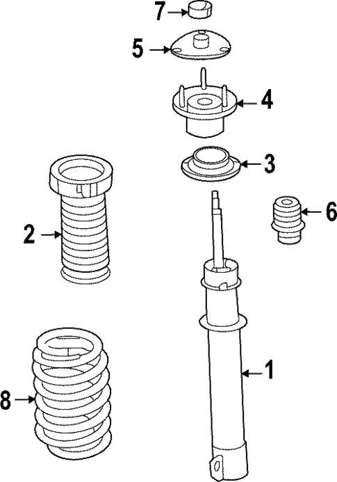 Struts & Components for 2025 Jeep Grand Cherokee #1