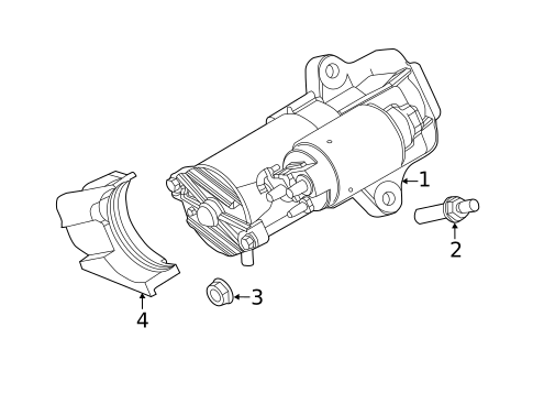 Starter & Related Components for 2018 Lincoln MKC #0