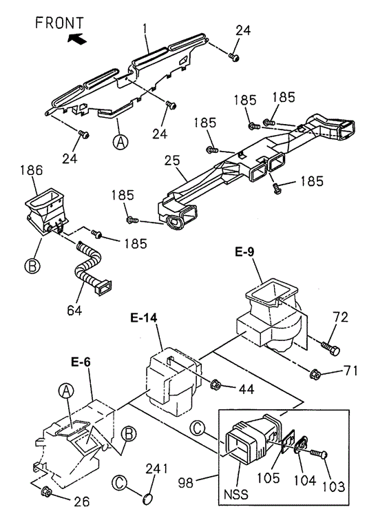 Duct for 2000 Honda Passport #0