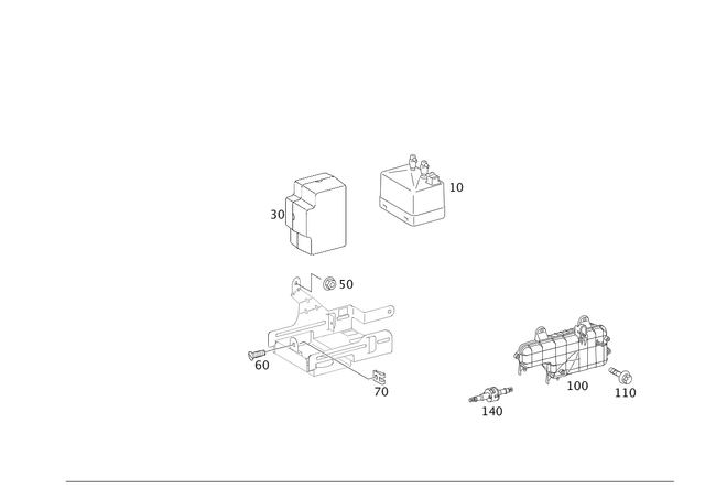 2518000335 - Vacuum System/Hydraulic System: Cap for Mercedes-Benz: R320, R350, R500 Image image
