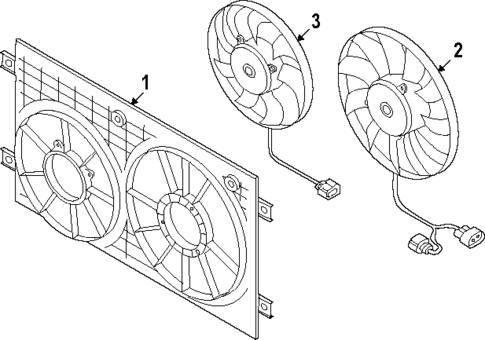 Cooling Fan for 2025 Volkswagen Golf R #0