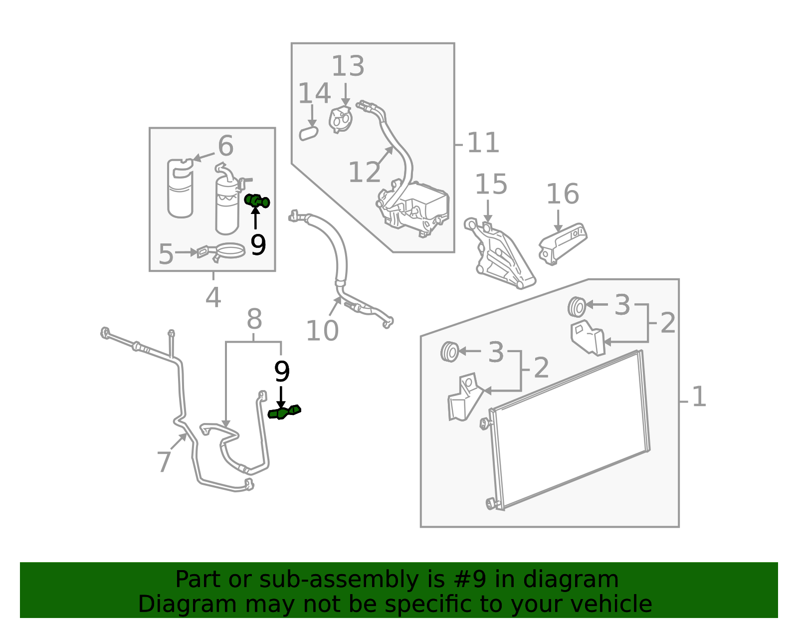 2007-2023 GM Air Conditioning Sensor 13587698 | QuirkParts