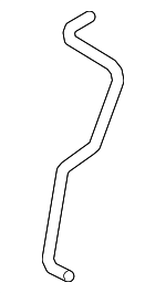 25451K9100 - : 2019-2022 Hyundai Veloster N - Overflow Hose for Hyundai: Veloster N Image