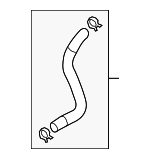 25415K9000 - Cooling System: Lower Hose for Hyundai Image