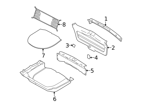Interior Trim for 2007 Ford Freestyle #0