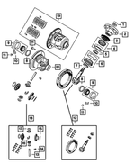 52111610AB - Rear Axle; Corporate 235 MM; Differential and Drive Line: Drive Pinion Bearing Shim for Ram: 1500, 1500 Classic Image