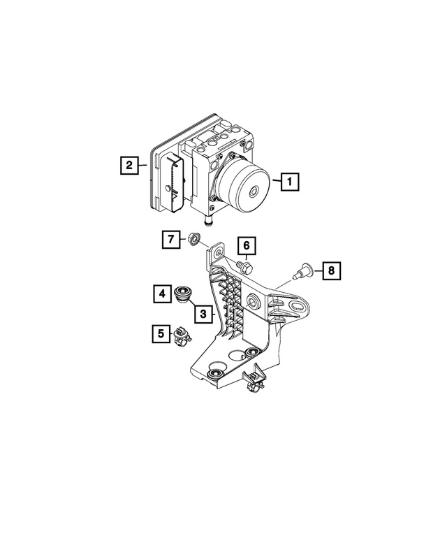 « 68201780AA – Brakes : Tube D`embrayage Agrafe pour Mopar Image »