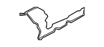 132709N01A - Engine: Valve Cover Gasket for Nissan: Altima, Maxima, Murano, Pathfinder Image