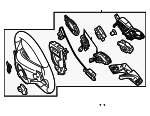 46090138U00 - Steering: Steering Wheel for Mercedes-Benz Image