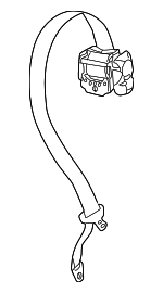 EVL000440LNF - : Seat Belt Assembly for Land-Rover Image
