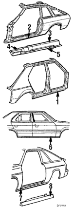 4337530 - Body: Outer Panel for Mopar Image