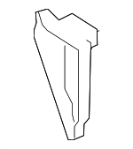 9A212332300 - Engine: Turbocharger Lower Bracket for Porsche: 718 Boxster, 718 Cayman Image