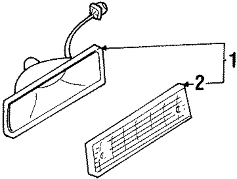 Side Marker Lamps for 1985 Mazda RX-7 #0