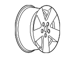 9595925 - Suspension: Wheel, Alloy for Chevrolet: Malibu | Saturn: Aura Image