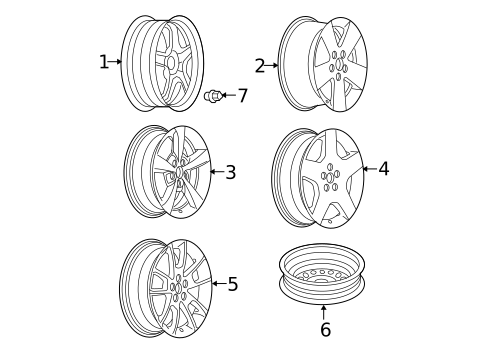 Wheels for 2011 Chevrolet Malibu #0