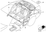 51488159539 - Vehicle Trim: Sound Insulation Floor Rear for BMW Image