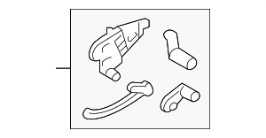 3Q0898141B - HVAC: 2015-2025 Volkswagen - Lever Assembly for Volkswagen: Arteon, e-Golf, Golf, Golf Alltrack, Golf R, Golf SportWagen, GTI, Jetta, Taos, Tiguan Image