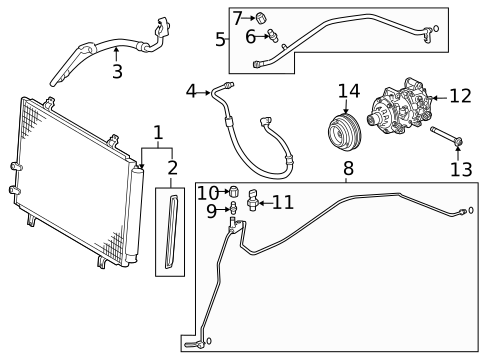 Switches & Sensors for 2015 Lexus ES350 #0
