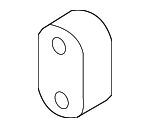 287623A000 - Exhaust: Muffler &amp; Pipe Hanger for Hyundai Image