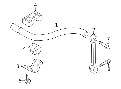 Stabilizer Bar & Components for 2015 Audi R8 #0