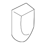 81252SDBA71ZA - Body: Knob for Honda: Accord, Accord Crosstour, Clarity, CR-V, Crosstour, Odyssey Image