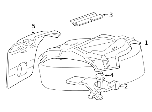 Carrier & Components for 2004 Lincoln Aviator #0