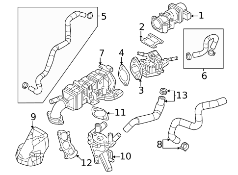EGR & Related Components for 2024 Mazda CX-90 #0