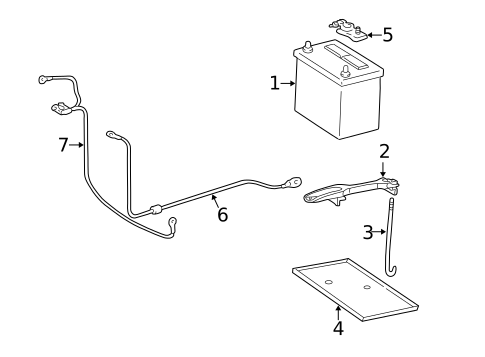 Battery & Related Components for 2006 Toyota Land Cruiser #0