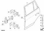41003449337 - : Door Rear Left for BMW Image