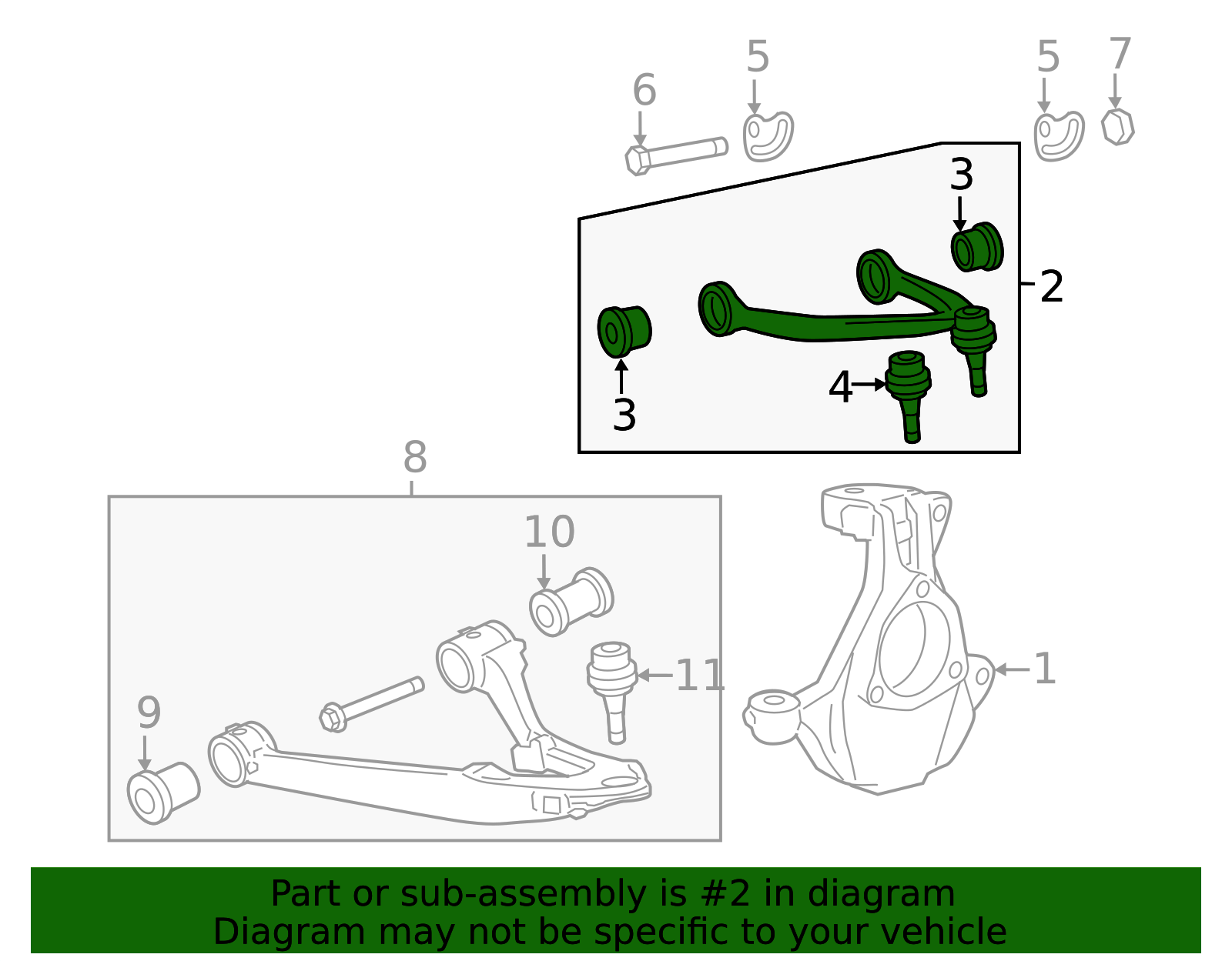 84046828 Suspension Control Arm – Restore Ride Precision Now | AutoNation Parts