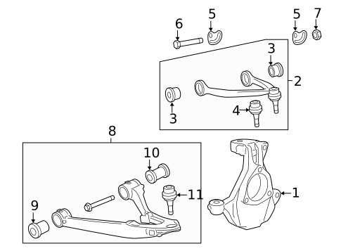Suspension Components for 2019 Chevrolet Silverado 1500 LD #1